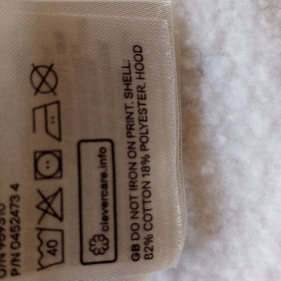 Avicii H&M Zip Hoodie Graphic Sweatshirt S Light Gray Hot Pink - Picture 9 of 12